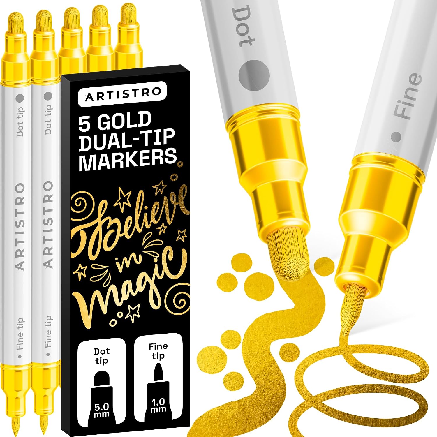 Dual-Tip Acrylic Paint Markers - Image 14