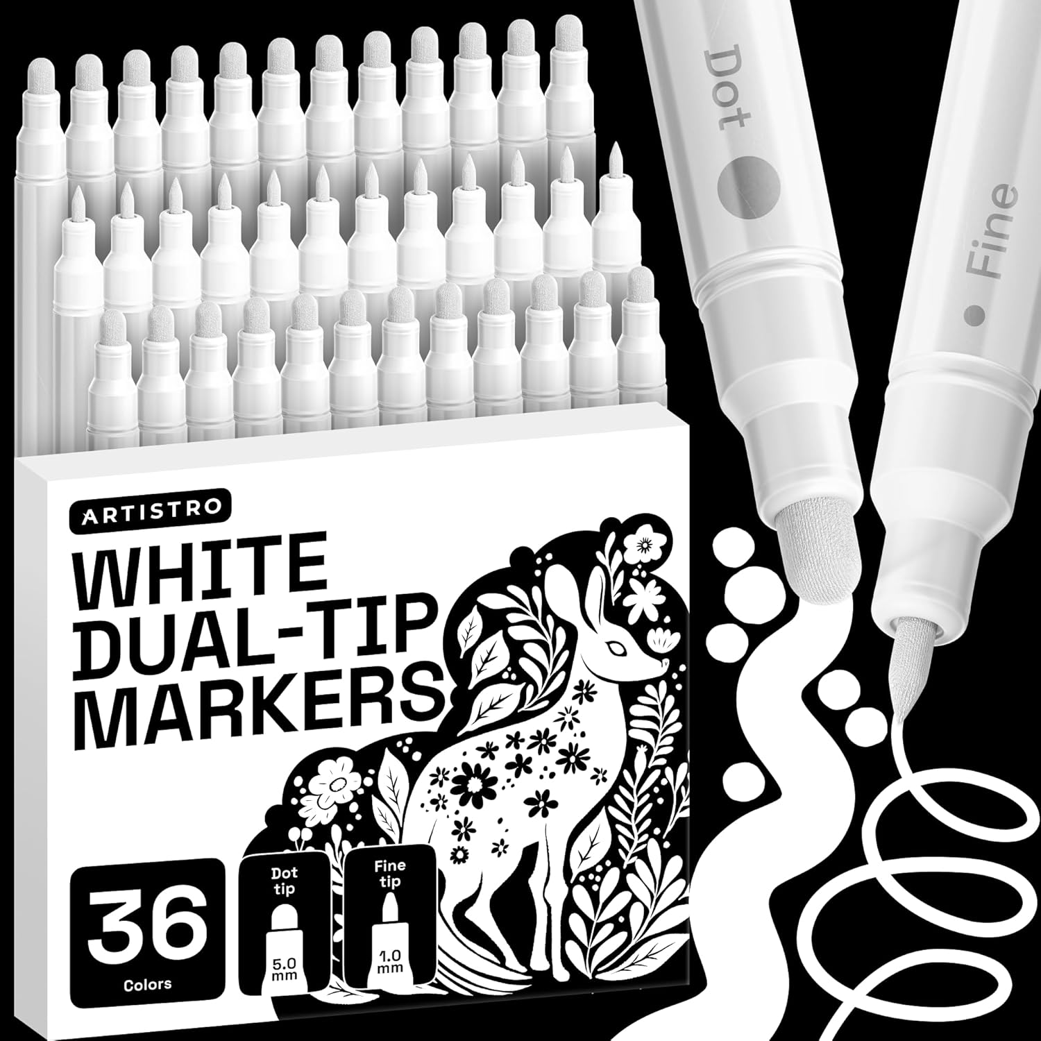 Dual-Tip Acrylic Paint Markers - Image 31