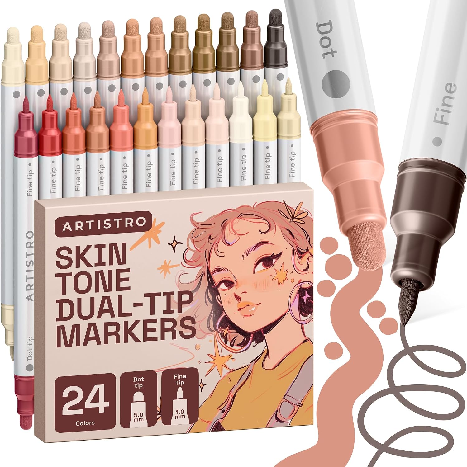 Dual-Tip Acrylic Paint Markers - Image 12