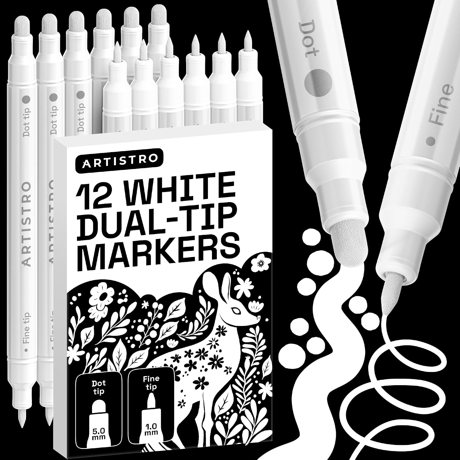 Dual-Tip Acrylic Paint Markers - Image 19