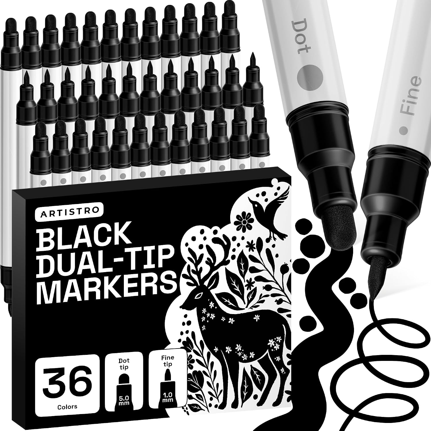 Dual-Tip Acrylic Paint Markers - Image 17