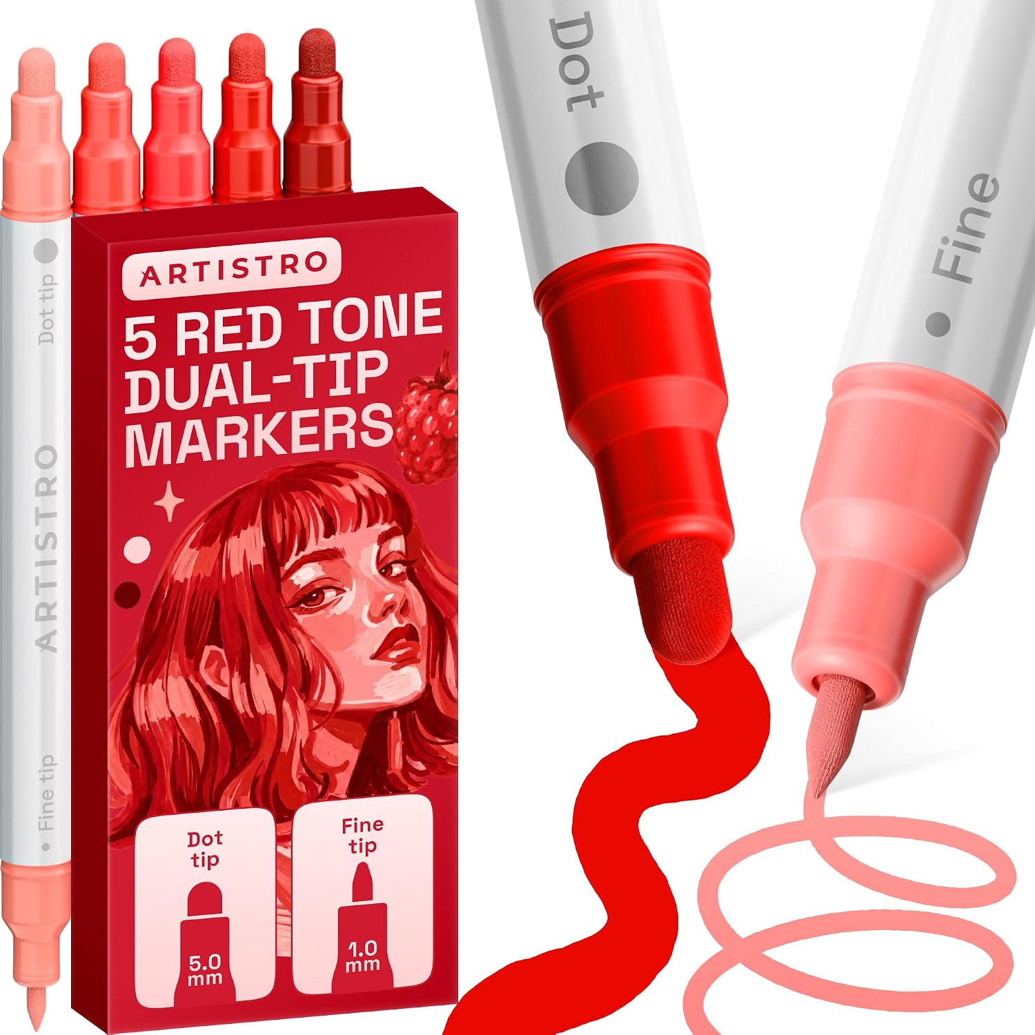 Dual-Tip Acrylic Paint Markers - Image 45