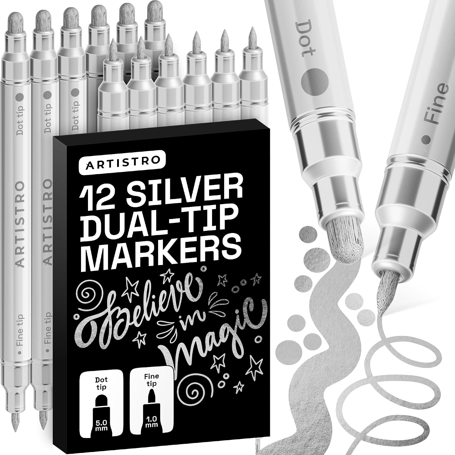 Dual-Tip Acrylic Paint Markers - Image 46
