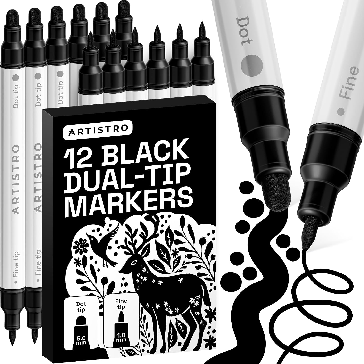Dual-Tip Acrylic Paint Markers - Image 42