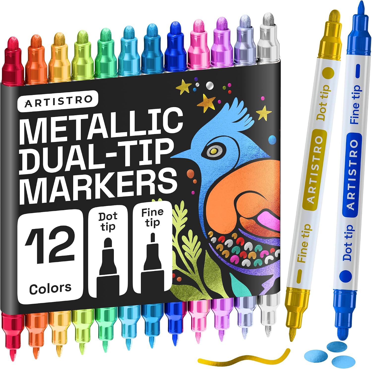Dual-Tip Acrylic Paint Markers - Image 39
