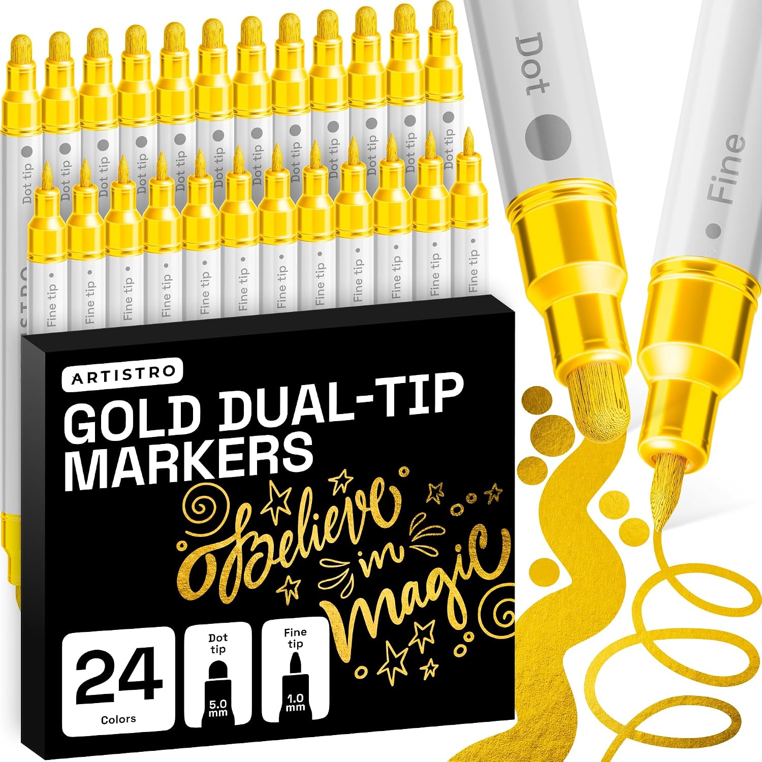 Dual-Tip Acrylic Paint Markers - Image 32
