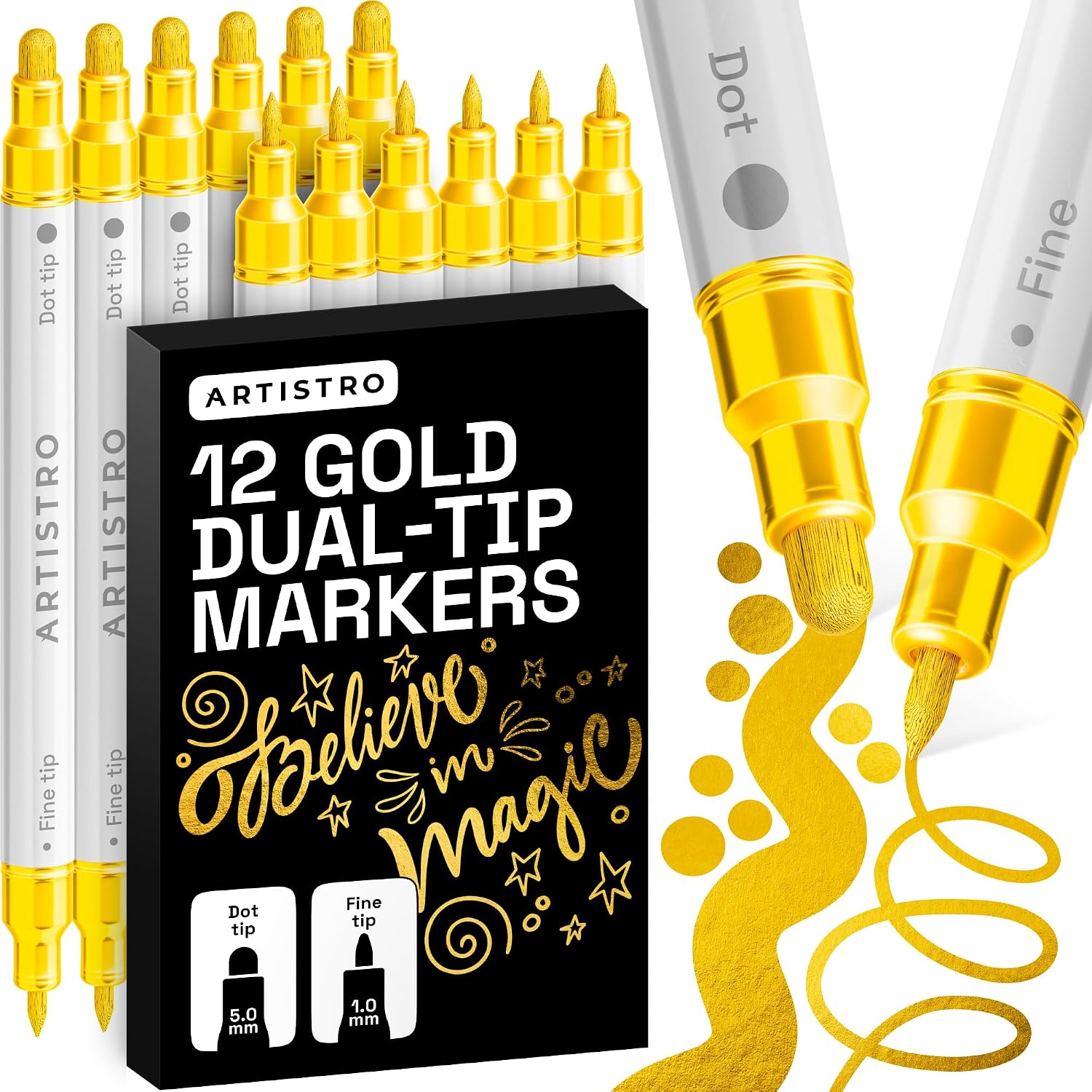 Dual-Tip Acrylic Paint Markers - Image 20