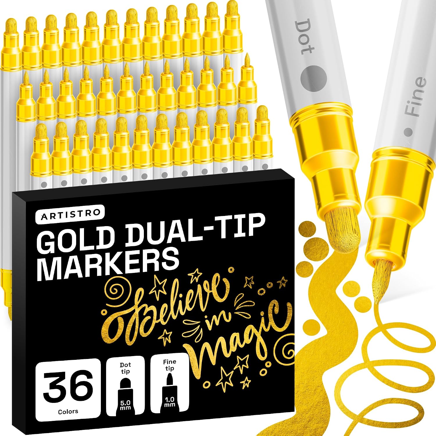 Dual-Tip Acrylic Paint Markers - Image 13