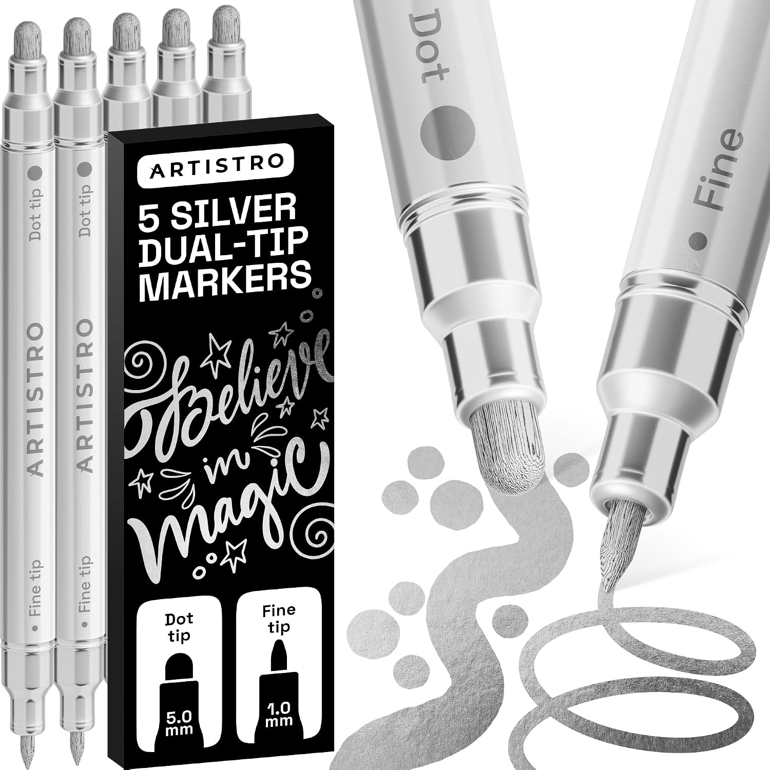 Dual-Tip Acrylic Paint Markers - Image 30