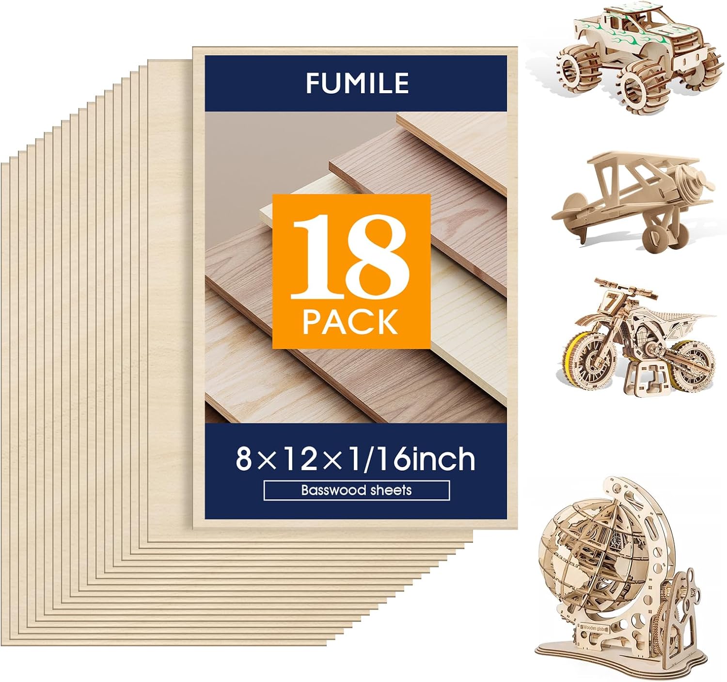 Basswood and Plywood Sheets