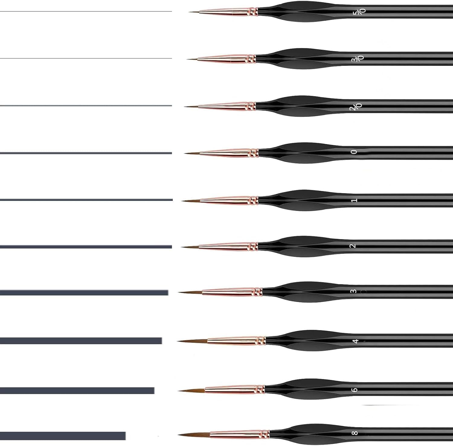 Miniature Paint Brushes Set, Back to School Supplies 10pcs Detail Paint Brushes for Fine Detailing Art Paintin