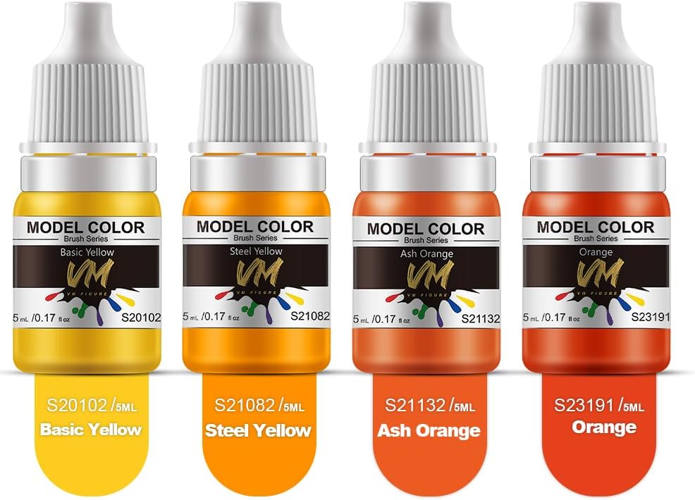 VM Miniature Paint Set Eco-Friendly Water-based Pigment Speed Paint Model Color, Light Resistant and Non-Fadin - view 2